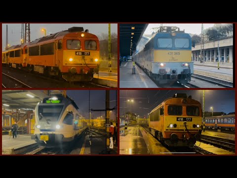 Hungarian Train Spotting Compilation December 2022
