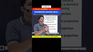 ENGINEERING DRAWING MCQ 80  #shorts #tiklesacademy  #engineeringgraphics