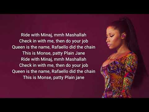 Plain Jane - Nicki Minaj Rap Part