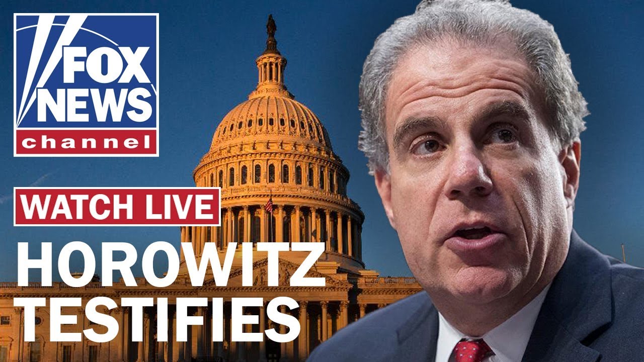 DOJ Inspector General Horowitz testifies on FISA report
