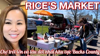 #140: RICE’S MARKET, CHỢ TRỜI LỚN VÀ LÂU ĐỜI NHẤT KHU VỰC BUCKS COUNTY@ĐếnMỹcùngMai