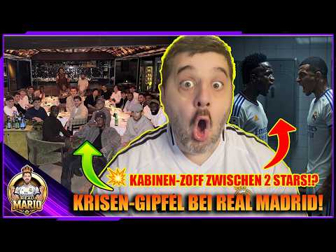 ⚠️GEHEIMES Krisen Dinner bei REAL MADRID🤫 |⛔💥 Kabinen ZOFF zwischen zwei REAL MADRID SUPERSTARS⁉️