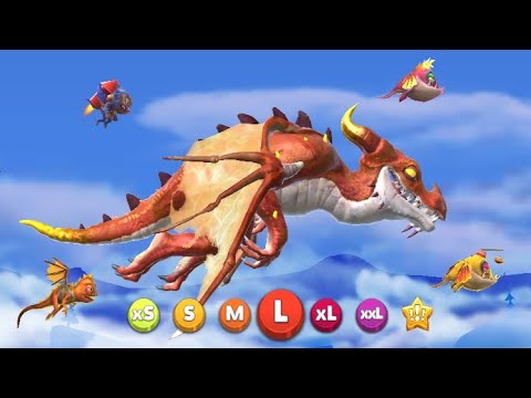 Blaze Dragon Unlocked 🔓 - Hungry Dragon Full Gameplay | Hungry Dragon Mod | Gamerdude |
