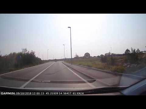 DRIVE #281: Krčki most-Glavotok (Krk) (Croatia) (timelapse 4x) *Read Description*