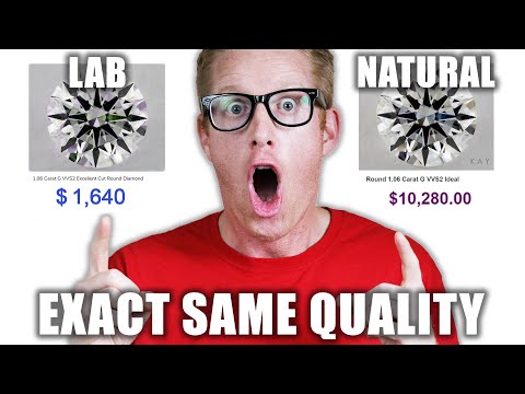Lab Grown vs. Natural Diamond Comparison! Every Difference Between Real Mined Like Cost & Visual