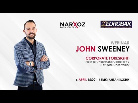 Dr. John A. Sweeney webinar Corporate Foresight - YouTube