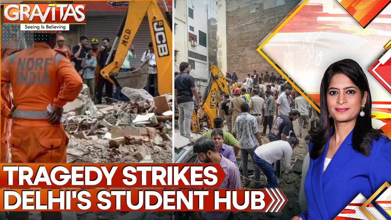 Delhi Building Collapse Kills 7 in Student Hub: Mounting Anger & Zero Accountability | GRAVITAS
