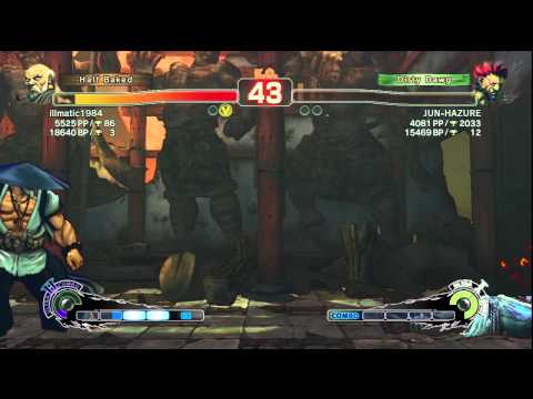 SSF4 AE Ver. 2012: illmatic1984 [Gouken] vs. JUN-HAZURE [Akuma] - PSN Ranked Match