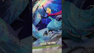 FIRST LOOK at the Disney Lorcana Winterspell ❄️ Frosted Foil ❄️ Enchanted Card - Freeze the Vine!