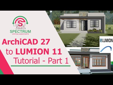 ArchiCAD 27 to Lumion 11 Tutorial: Rendering and Animation Tutorial For Beginners - Part 1