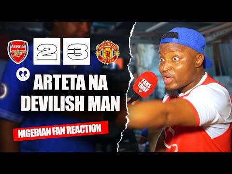 ARSENAL 2-3 MANCHESTER UNITED ( Godfrey - NIGERIAN FAN REACTION) - Premier League 2025/2026
