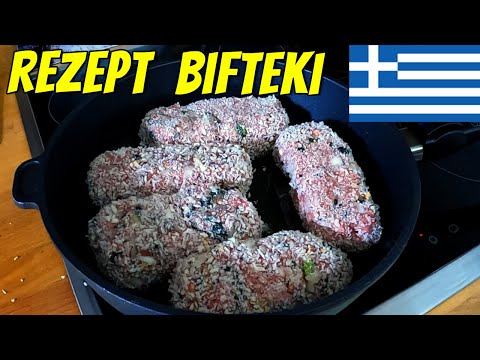 Rezept: BIFTEKI mit SCHAFSKÄSE & TSATSIKI (einfach schnell & lecker) 🤤🧡