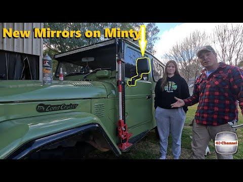S2EP92 - Upgraded Mirrors for a new look to suit Minty's style - FJ45, HJ47, FJ40, BJ40