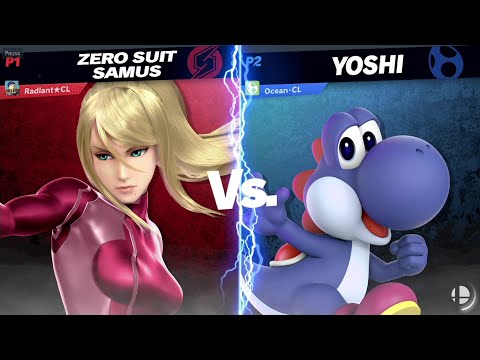 Sesiones Smash Ultimate (26/11/2019) - Ocean (Yoshi) vs Radiant (Zero Suit Samus)