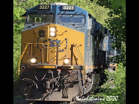 Chasing Yet Another CSX Coal Train on the Massachusetts Worcester Main [5-22-20]