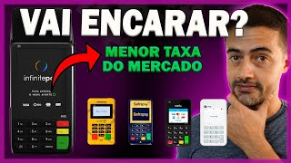 MAQUININHA DE CARTO INFINITEPAY. Comparao de taxas.