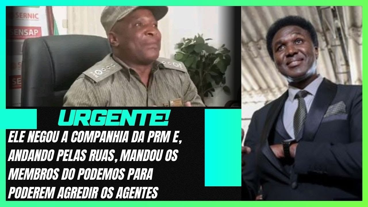 VENÂNCIO MONDLINE PROCURADO PELA POLÍCIA, PRM ACUSAM O POLÍTICO DE INCITAR A VI0LÊNCIA CONTRA OS