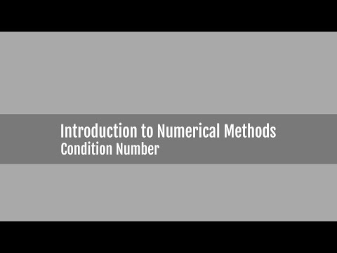Condition Number