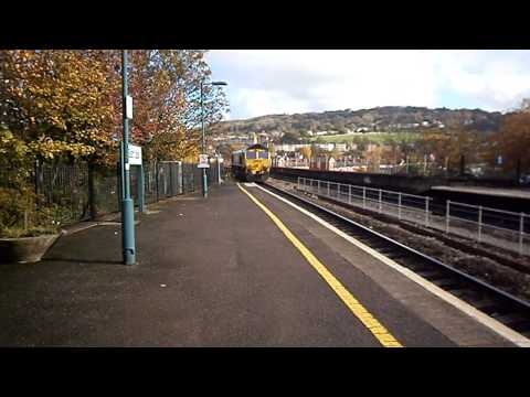 Freightliner Class 66 no: 66602 Passing Bath Spa Light Engine.