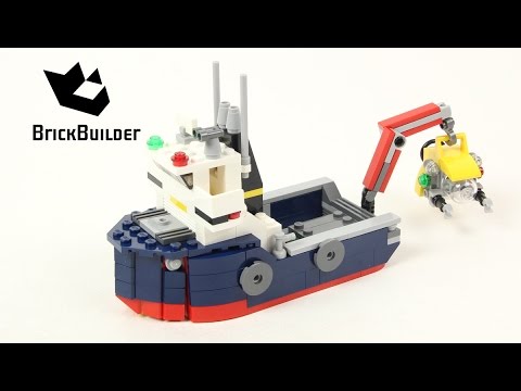 Vidéo LEGO Creator 31045 : L'explorateur des océans