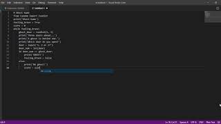 How to code a simple python game(using vscode)