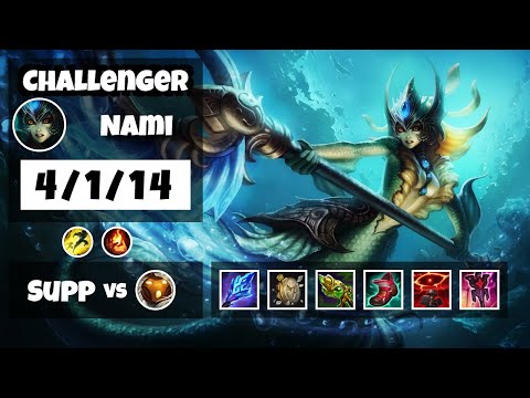 Nami vs Bard BR Challenger SUPPORT (4/1/14) - v11.18