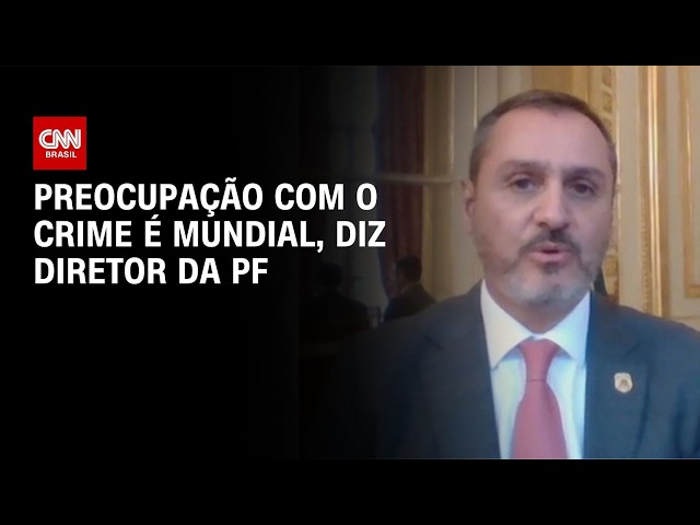 Diretor-geral da PF: Preocupação com o crime é mundial | BASTIDORES CNN