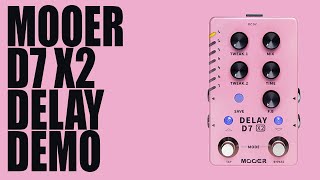 Video thumbnail for Mooer - D7 X2 Delay - Demo (Awesome Multi Effect Delay!) by Ryan Lutton