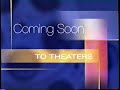Disney Coming Soon To Theaters VHS Bump 2001