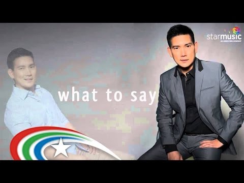 Don't Know What To Do, Don't Know What To Say - Richard Yap (Lyrics)