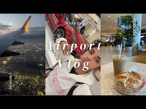 24 Hour Travel Day Vlog! Airports, Airplanes, and Chaos! 🌍