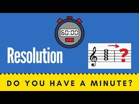 Explaining RESOLUTION in Music in Less Than a Minute!