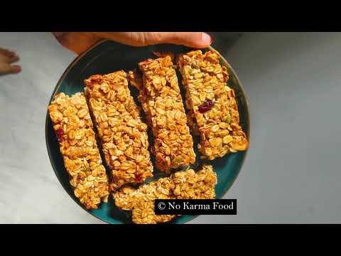 High Protein Granola Bar recipe | Homemade Energy bar recipe