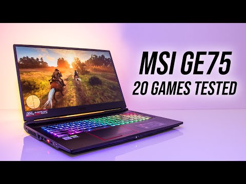 External Review Video mWDPse8fyJs for MSI GE75 Raider Gaming Laptop (10th-Gen Intel)