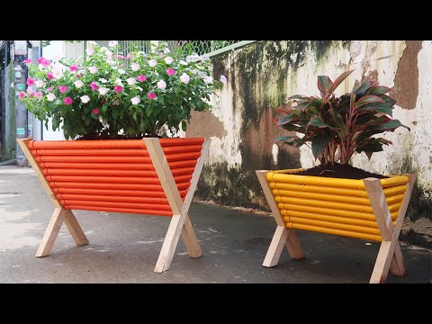 Amazing ideas for Making Flower Pot Recycling plastic Bottles into flower Pot