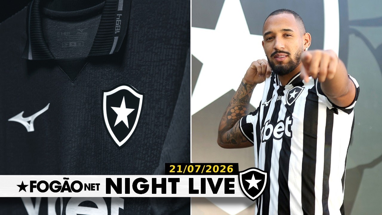 NIGHT LIVE | Botafogo regulariza Lucas Monzón no BID; clube lança nova camisa
