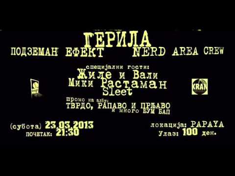 Gerila NAJAVA (23.03.2012) Club Papaja