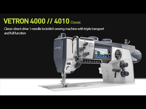 VETRON 4000 // 4010 EN - Classic  sewing machine with triple transport and full function
