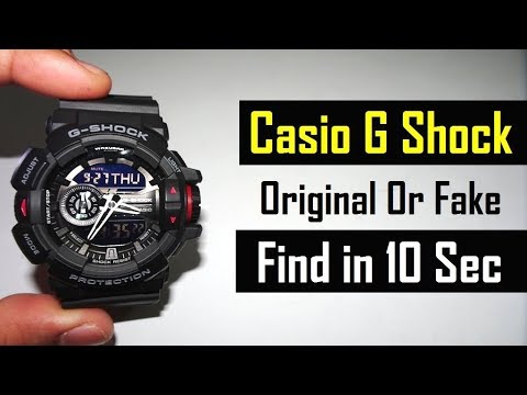How To Find Original Casio G Shock Watch -  Original or Fake In 10 Seconds