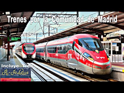 Ferrocarril español ~ Trenes de España : Comunidad de Madrid . TRAINSPOTTER / TRAINSPOTTING 2023