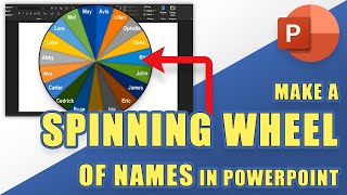 [HOW-TO] Create a Randomized SPINNING WHEEL Name SELECTOR in PowerPoint (Easy Method!)