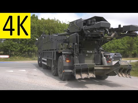 The Beast! Live Firing Nexter Caesar 8x8 DK 155mm Self Propelled Artillery System Haubitze NATO