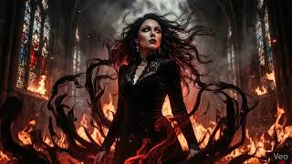 Shadows in the Flame | Dark Gothic Witch Music - Powerful Female Vocal | Haunting Voice