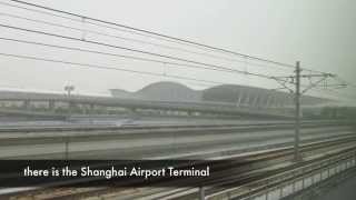 preview picture of video 'Shanghai Mag Lev Train, 0-431 KMH  Baby !'