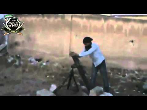 استهداف قوات النظام بقذائف الهاون من قبل كتئاب الفاروق في تلبيسة في ريف حمص