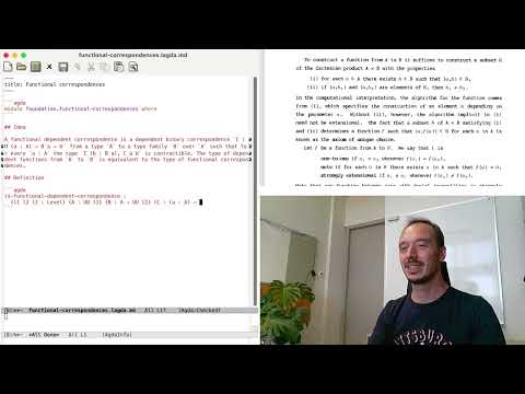 Functional correspondences with univalence