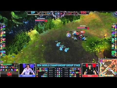 [LoLByTheNumbers] EDG vs DP Game 2, Video Analysis - Worlds Group Stage