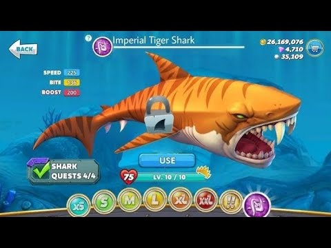 Hungry Shark World - New IMPERIAL TIGER SHARK Coming Soon? - Hungry Shark New Gameplay