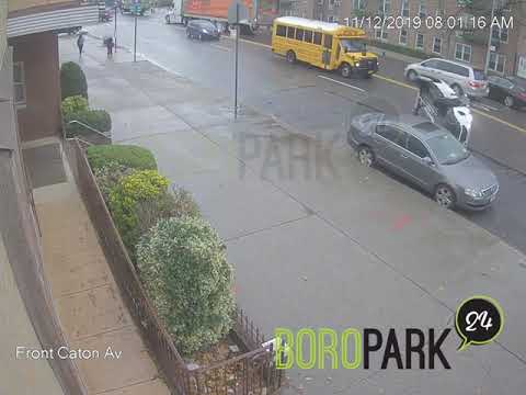 Driver Side Swiping Parked Car Overturns in Boro Park