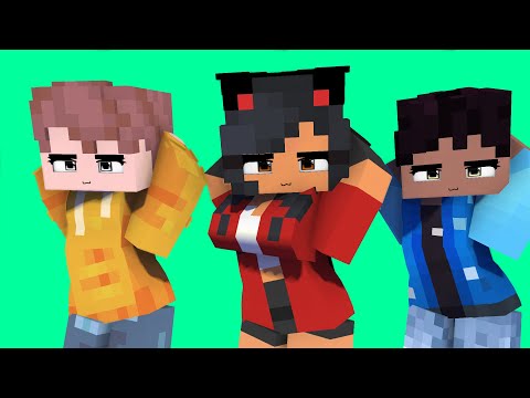 DARLING OHAYO APHMAU ULTIMA SHUFFLE DANCE NOI AND PIERCE - MINECRAFT ANIMATION #shorts